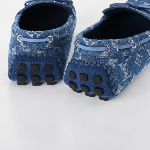 ルイ・ヴィトン／LOUIS VUITTON アリゾナライン デッキシューズメンズ モノグラムデニム (モノグラムデニム) ／1A4TT8／サイズ UK9(JP27.5)／[中古／SAランク]［返品不可]