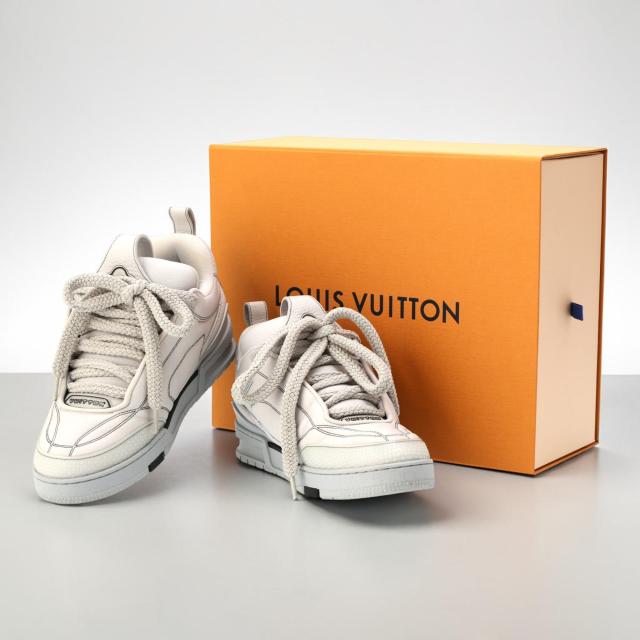 ルイ・ヴィトン／LOUIS VUITTON スケートライン スニーカーメンズ レザースニーカー (ホワイト) ／1ABZ5Z／サイズ UK8(JP26.5)／[中古／Aランク]［返品不可]_11