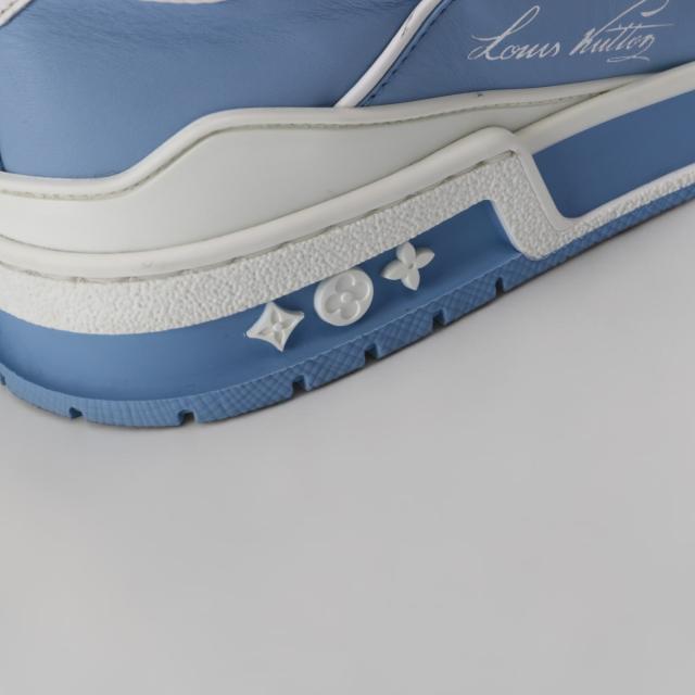 ルイ・ヴィトン／LOUIS VUITTON トレーナー スニーカー メンズ ローカットレザースニーカー(ライトブルー) ／1AAHSJ／サイズ UK6(JP25.0)／[中古／Aランク]［返品不可]_7