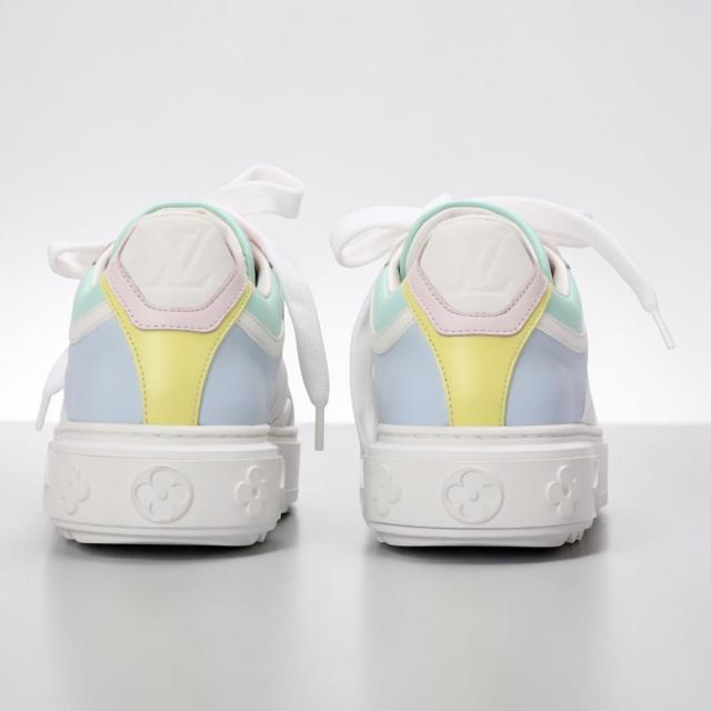 ルイ・ヴィトン／LOUIS VUITTON タイムアウトラインスニーカーレディース パステルカラーカラーリング・ローカットシューズ(マルチ) サイズ36(JP23.0)／[中古／SAランク]［返品不可]_3