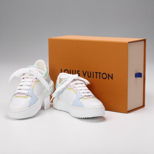 ルイ・ヴィトン／LOUIS VUITTON タイムアウトラインスニーカーレディース パステルカラーカラーリング・ローカットシューズ(マルチ) サイズ36(JP23.0)／[中古／SAランク]［返品不可]_8