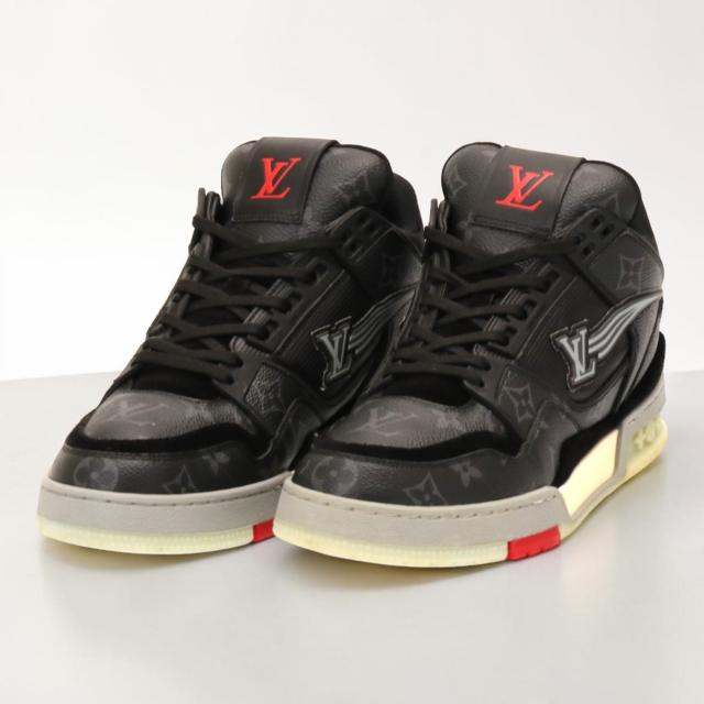 ルイ・ヴィトン／LOUIS VUITTON トレーナーライン スニーカーメンズ モノグラムキャンバス スニーカー(ブラック) 1A8AAA／サイズ UK7.5 (JP26.0)／GO0260／[中古／Aランク]［返品不可]_2