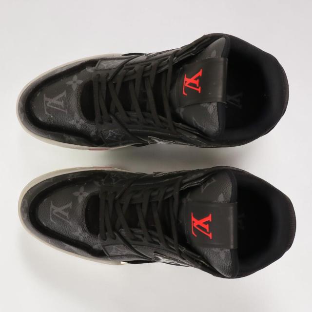ルイ・ヴィトン／LOUIS VUITTON トレーナーライン スニーカーメンズ モノグラムキャンバス スニーカー(ブラック) 1A8AAA／サイズ UK7.5 (JP26.0)／GO0260／[中古／Aランク]［返品不可]_5