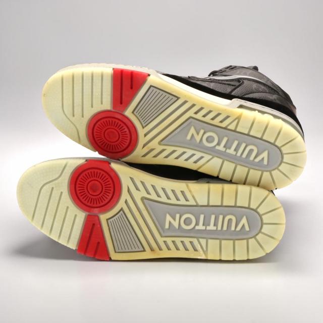 ルイ・ヴィトン／LOUIS VUITTON トレーナーライン スニーカーメンズ モノグラムキャンバス スニーカー(ブラック) 1A8AAA／サイズ UK7.5 (JP26.0)／GO0260／[中古／Aランク]［返品不可]_6