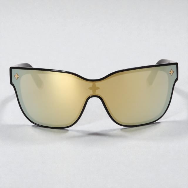 ルイ・ヴィトン／LOUIS VUITTON LVシャドウ サングラス メンズ・レディース・ミラーレンズ・スクエア型 (ブラック) Z1843U [中古／SAランク]［返品不可]_1