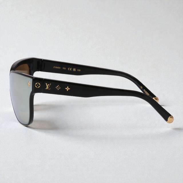 ルイ・ヴィトン／LOUIS VUITTON LVシャドウ サングラス メンズ・レディース・ミラーレンズ・スクエア型 (ブラック) Z1843U [中古／SAランク]［返品不可]_5