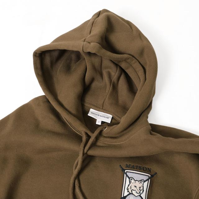 メゾンキツネ MAISON KITSUNE COLLEGE FOX EMBROIDERED COMFORT HOODIE 裏起毛 LW00702KM0307[並行輸入/海外正規品/返品可/サイズ交換可]★クーポン5%OFF_11