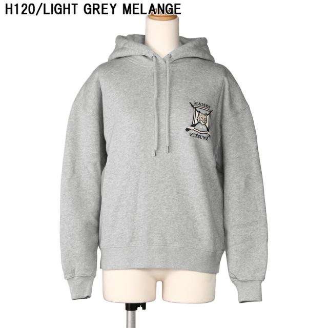 メゾンキツネ MAISON KITSUNE COLLEGE FOX EMBROIDERED COMFORT HOODIE 裏起毛 LW00702KM0307[並行輸入/海外正規品/返品可/サイズ交換可]★クーポン5%OFF_1