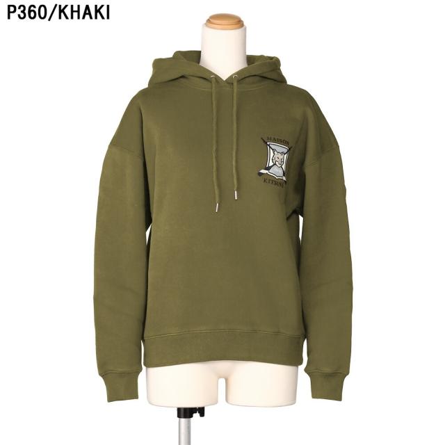 メゾンキツネ MAISON KITSUNE COLLEGE FOX EMBROIDERED COMFORT HOODIE 裏起毛 LW00702KM0307[並行輸入/海外正規品/返品可/サイズ交換可]★クーポン5%OFF_4