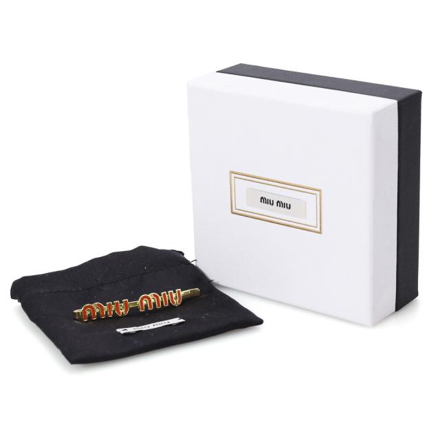 ミュウミュウ／MIU MIU エナメルメタル ヘアクリップ レディース