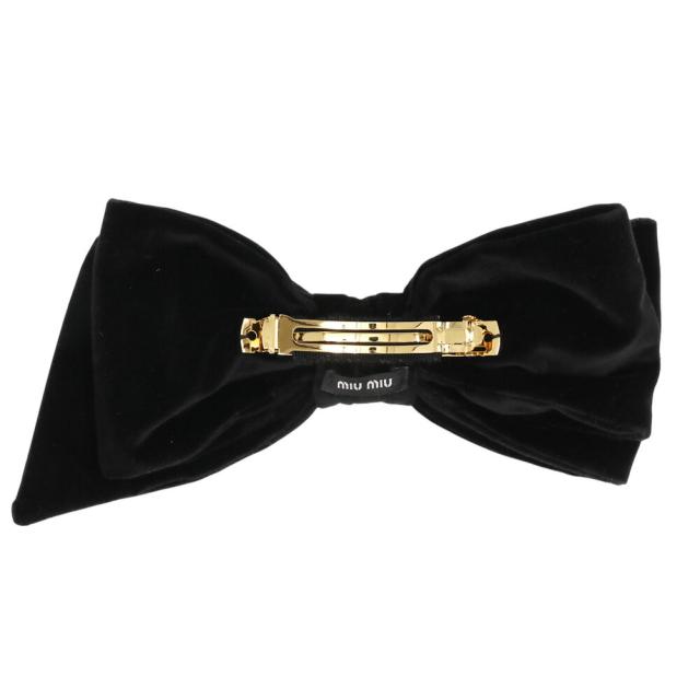 11月SALE&ポイント5倍】ミュウミュウ／MIU MIU ベルベット ヘア