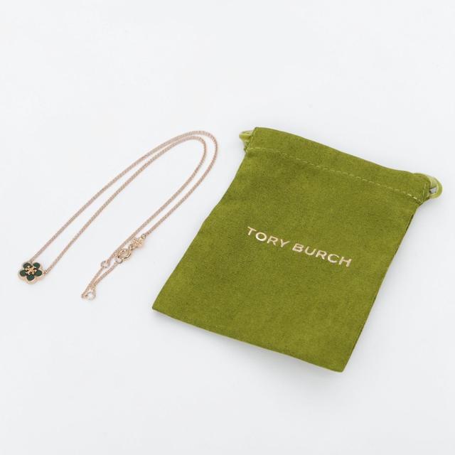 トリーバーチ／TORY BURCH フォーゲットミーノット エナメル フラワー ペンダント ネックレス 18K ニッケルフリー・キラ フラワーチャームネックレス (トリー×ダークケール) 147287 301／Tory Gold*Dark Kale_7