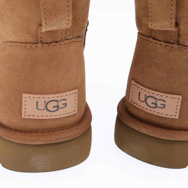 アグ／UGG CLASSIC MINI II・クラシック ミニ 2 レディース・スエード・撥水加工・アンクルブーツ・ムートンブーツ(チェストナット) 1016222 CHE／CHESTNUT[返品OK]_6