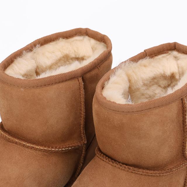 アグ／UGG CLASSIC MINI II・クラシック ミニ 2 レディース・スエード・撥水加工・アンクルブーツ・ムートンブーツ(チェストナット) 1016222 CHE／CHESTNUT[返品OK]_7