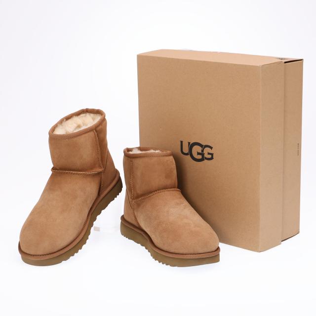 アグ／UGG CLASSIC MINI II・クラシック ミニ 2 レディース・スエード・撥水加工・アンクルブーツ・ムートンブーツ(チェストナット) 1016222 CHE／CHESTNUT[返品OK]_8