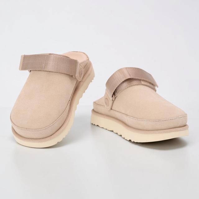 アグ／UGG GOLDENSTAR CLOG・ゴールデンスター クロッグ レディース・スエード・超軽量サンダル・厚底・ヒールストラップ付(チェストナット・サンド) 1138252 CHE・SAN／CHESTNUT・SAND[返品OK]_10