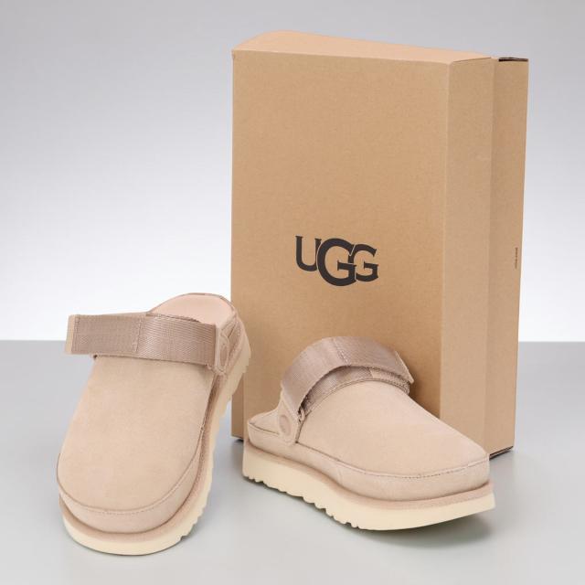 アグ／UGG GOLDENSTAR CLOG・ゴールデンスター クロッグ レディース・スエード・超軽量サンダル・厚底・ヒールストラップ付(チェストナット・サンド) 1138252 CHE・SAN／CHESTNUT・SAND[返品OK]_18