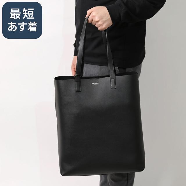 【タイムセール&クーポン5%OFF】サンローラン・パリ／SAINT LAURENT PARIS BOLD SAINT LAURENT・ボールド サンローラン  レザートートバッグ(ブラック) 676657 CSU0N 1000／BLACK[返品無料]