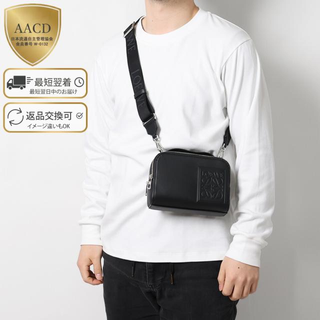 ロエベ LOEWE クロスボディ カメラバッグ ミニ サテンカーフ 斜め掛け ショルダーバッグ ミニバッグ クラッチ ポシェット ブラック C565R41X05 [並行輸入/海外正規品/返品可]★クーポン5%OFF