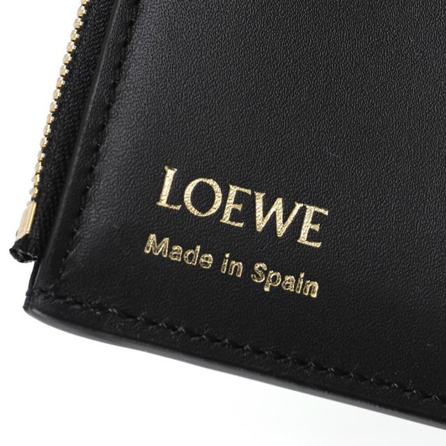ロエベ LOEWE バーティカル スモールウォレット スムースグレインカーフ 三つ折りミニ財布 ブラック C612S33X01 1100 [並行輸入/海外正規品/返品可]★クーポン5%OFF_8