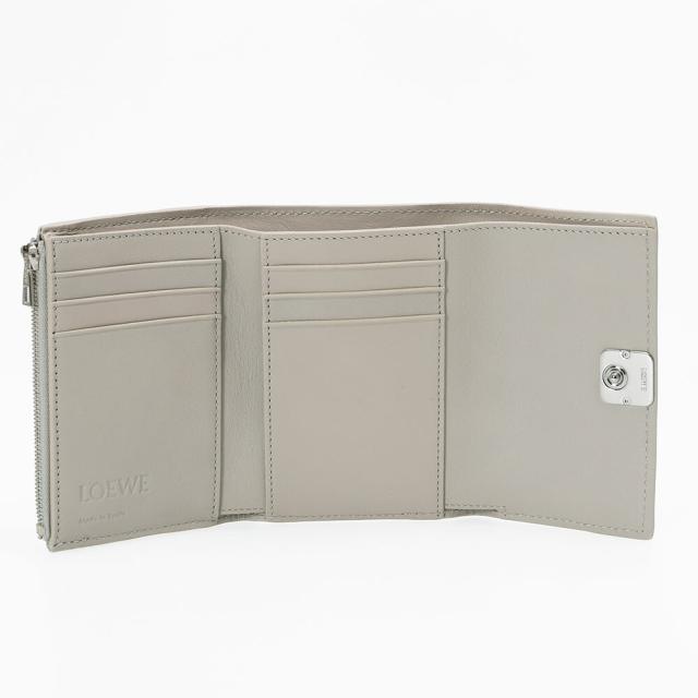 ロエベ LOEWE アナグラム バーティカル ウォレット スモール ぺブルグレインカーフ 三つ折り財布 コンパクトウォレット C821S33X121769[並行輸入/海外正規品/返品可]★クーポン5%OFF_6