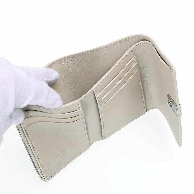 ロエベ LOEWE アナグラム バーティカル ウォレット スモール ぺブルグレインカーフ 三つ折り財布 コンパクトウォレット C821S33X121769[並行輸入/海外正規品/返品可]★クーポン5%OFF_7
