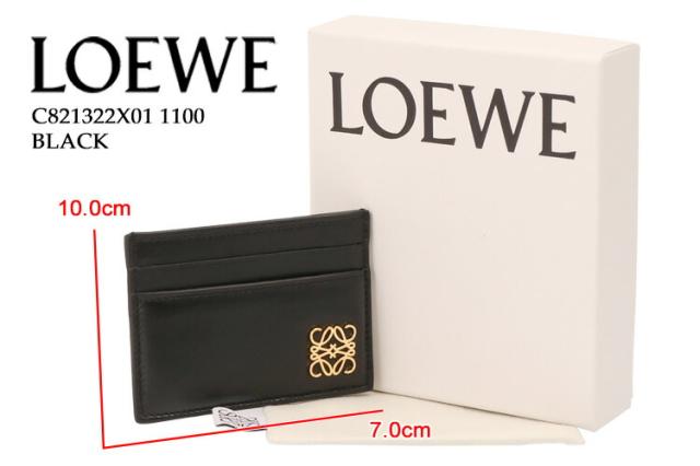 ロエベ LOEWE パファー アナグラム プレーン カードホルダー シャイニーナパカーフ カードケース 名刺入れ C821322X01 1100【並行輸入/海外正規品/返品可】★限定タイムセール★クーポン5%OFF_1