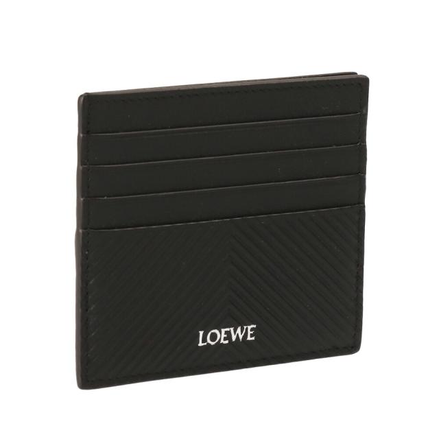 【クーポン5%OFF】ロエベ／LOEWE オープン カードホルダー(テクスチャードクラシックカーフ)カードケース・名刺入れ(ブラック) C779W72X01 1100／BLACK[返品無料]