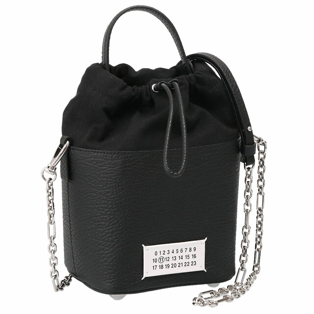 【クーポン5%OFF】メゾンマルジェラ／MAISON MARGIELA 5AC バケットバッグ 斜め掛けショルダーバッグ・クロスボディ(ブラック)S61WG0035 P4348 T8013／BLACK[返品OK]