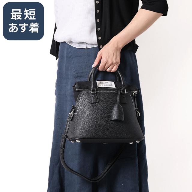 【タイムセール＆クーポン5%OFF】メゾンマルジェラ／MAISON MARGIELA 5AC ミニ　2WAYハンド＆ショルダーバッグ・クロスボディ(ブラック) S56WG0082 P4455 T8013／BLACK