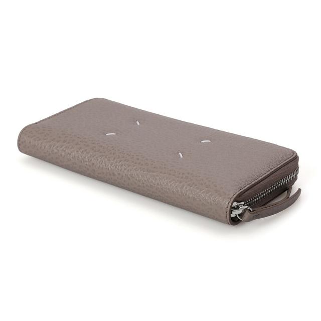 Maison Margiela ジップアラウンドウォレット レザー グレージュ Maison Margiela ジップアラウンドウォレット セール中 レザー