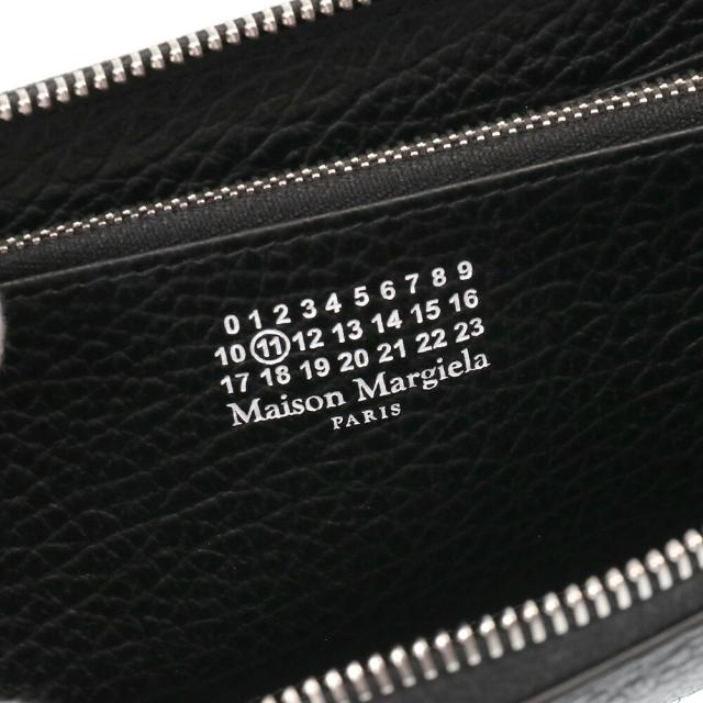 メゾンマルジェラ MAISON MARGIELA グレイニーレザー・ジップアラウンドウォレット ラウンドファスナー長財布 ブラック S56UI0110 P4455 T8013 [並行輸入/海外正規品/返品可]★クーポン5%OFF_7