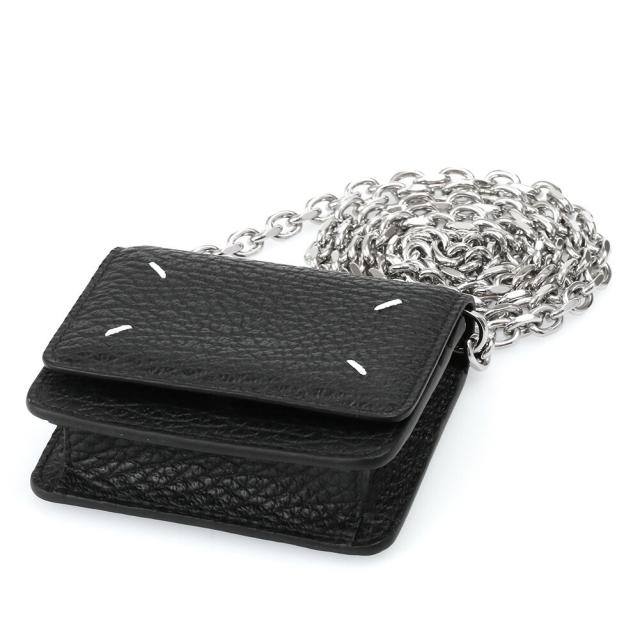 メゾンマルジェラ チェーンウォレット MAISON MARGIELA SA3UI0009 P4455 ミニ財布 ショルダーバッグ (ブラック)[並行輸入/海外正規品/返品可]★クーポン5%OFF_4
