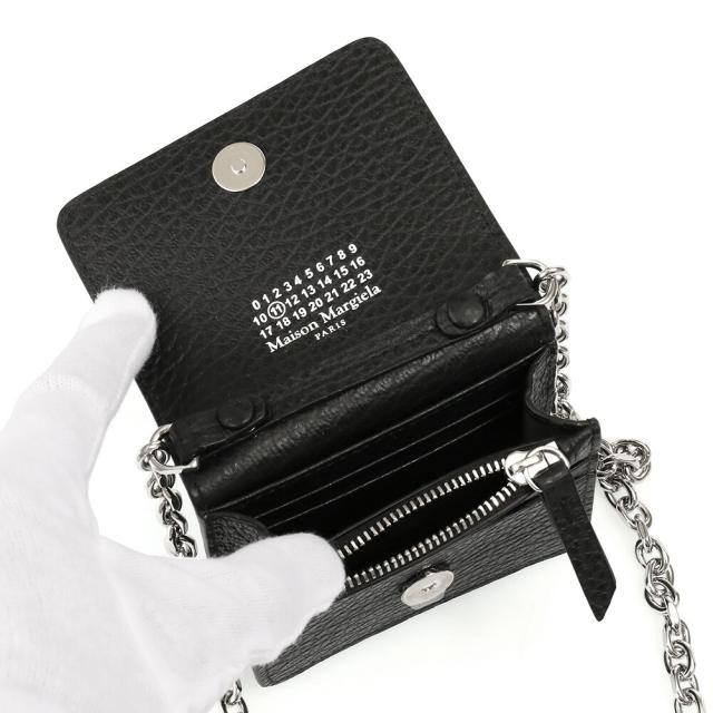 メゾンマルジェラ チェーンウォレット MAISON MARGIELA SA3UI0009 P4455 ミニ財布 ショルダーバッグ (ブラック)[並行輸入/海外正規品/返品可]★クーポン5%OFF_6