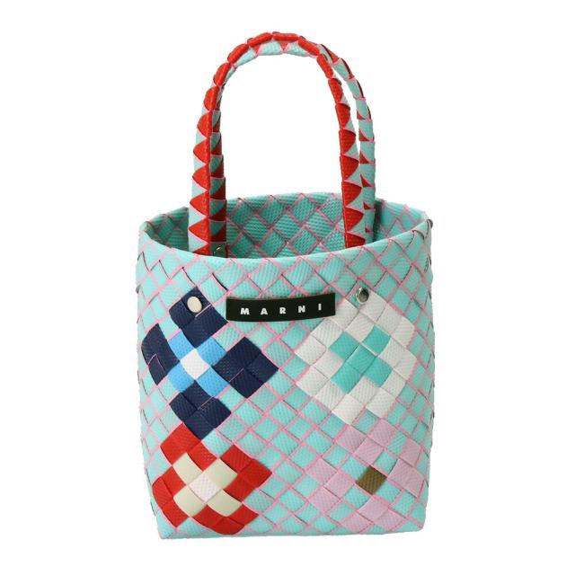 【クーポン5%OFF】マルニ キッズ／MARNI KID'S MW98F BLOSSOM MACRO・ブロッサムマクロ バスケットバッグ ミニハンドバッグ・かごバッグ (ライトブルー・クリーム・ネイビー・マルチカラー) M01480 M00IW 0MC65・0MC67・0MC66[返品無料] クーポン5%OFF】マルニ キッズ／MARNI KID'S MW98F BLOSSOM MACRO