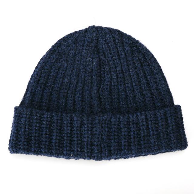 クーポン5%OFF】マルニ／MARNI リブビーニー ハンドステッチロゴ入り