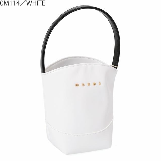 マルニ キッズ MARNI KID'S M01820 M00TK MW111F FLOWER BASKET ハンドバッグ ロゴ バケット ミニ (ホワイト・イエロー・オレンジ・ブラウン・ブラック) [並行輸入/海外正規品/返品可]★クーポン5%OFF_1