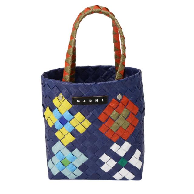 【クーポン5%OFF】マルニ キッズ／MARNI KID'S MW98F BLOSSOM MACRO・ブロッサムマクロ バスケットバッグ ミニハンドバッグ・かごバッグ (ライトブルー・クリーム・ネイビー・マルチカラー) M01480 M00IW 0MC65・0MC67・0MC66[返品無料] クーポン5%OFF】マルニ キッズ／MARNI KID'S MW98F BLOSSOM MACRO