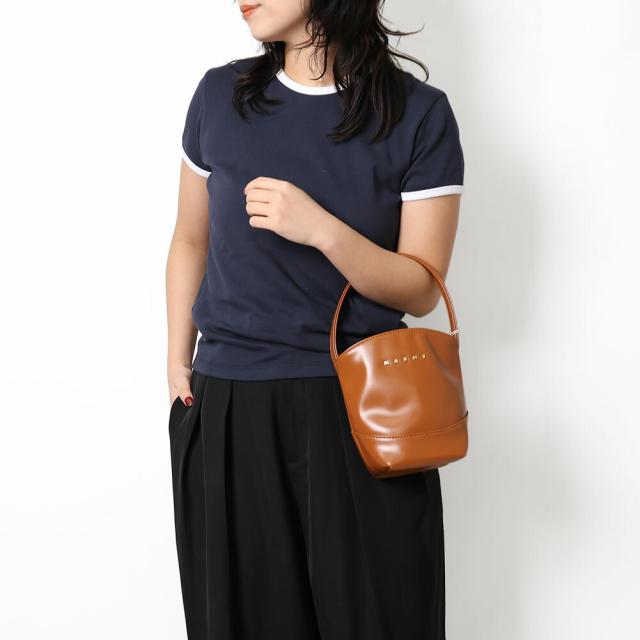 マルニ キッズ MARNI KID'S M01820 M00TK MW111F FLOWER BASKET ハンドバッグ ロゴ バケット ミニ (ホワイト・イエロー・オレンジ・ブラウン・ブラック) [並行輸入/海外正規品/返品可]★クーポン5%OFF_14