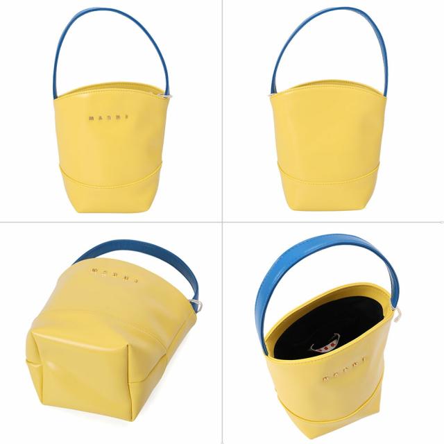 マルニ キッズ MARNI KID'S M01820 M00TK MW111F FLOWER BASKET ハンドバッグ ロゴ バケット ミニ (ホワイト・イエロー・オレンジ・ブラウン・ブラック) [並行輸入/海外正規品/返品可]★クーポン5%OFF_6