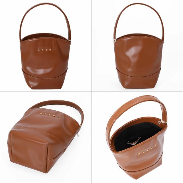 マルニ キッズ MARNI KID'S M01820 M00TK MW111F FLOWER BASKET ハンドバッグ ロゴ バケット ミニ (ホワイト・イエロー・オレンジ・ブラウン・ブラック) [並行輸入/海外正規品/返品可]★クーポン5%OFF_13