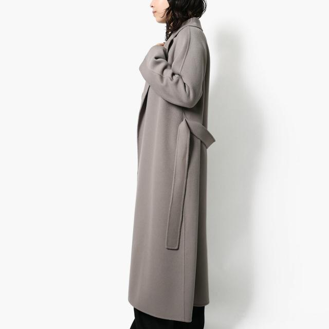 エス マックスマーラ S' MAX MARA ESTURIA エストゥリア ピュア ヴァージンウール ダブルフェイス コート レディース ベルト付き ロング丈 グレー 069 2529016081600 [並行輸入/海外正規品/訳あり]★クーポン5%OFF_4