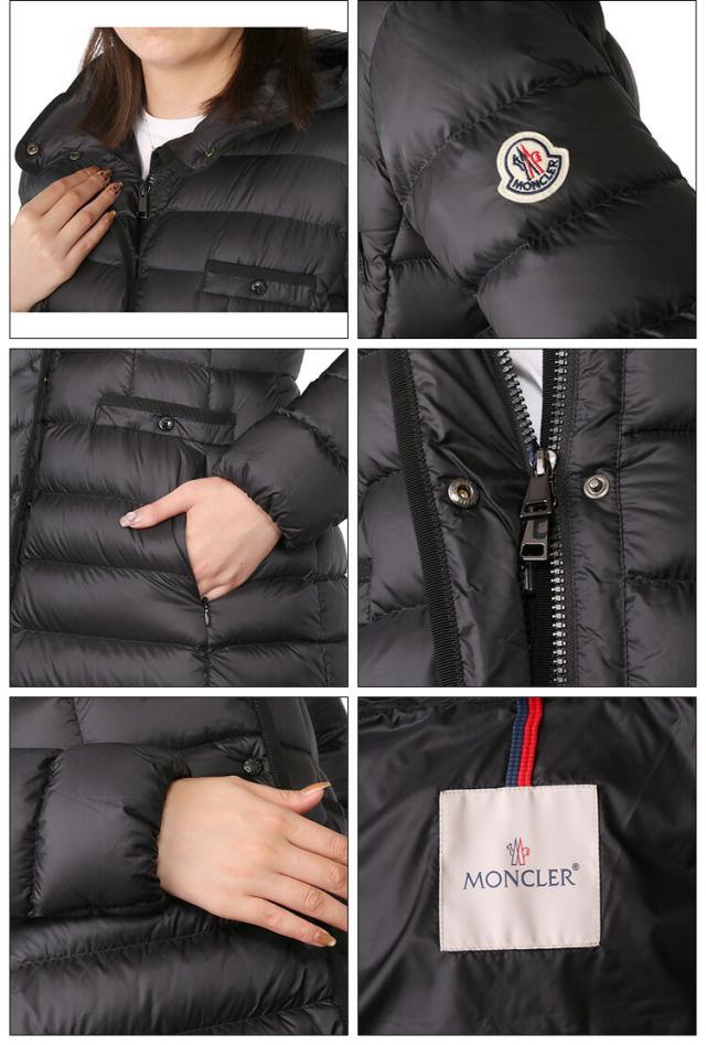 モンクレールジュニア・キッズ・ガールズ／MONCLER JUNIOR HIRMA ・ヒルマフード付き・マットナイロン・ロングダウンジャケット・コート(ブラック) 1C00022 595FE 999／J2／BLACK／8A・10A・12A・14A[返品OK]★クーポン5%OFF_2