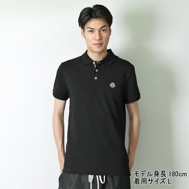 モンクレール MONCLER ポロシャツ メンズ ロゴパッチ トリコロール