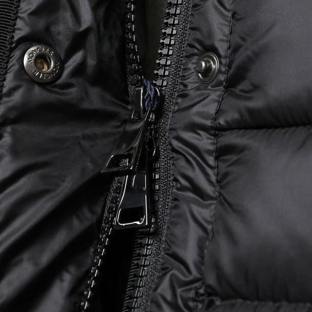 モンクレールジュニア・キッズ・ガールズ／MONCLER JUNIOR HIRMA ・ヒルマフード付き・マットナイロン・ロングダウンジャケット・コート(ブラック) 1C00022 595FE 999／J2／BLACK／8A・10A・12A・14A[返品OK]★クーポン5%OFF_12