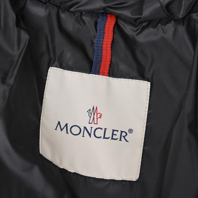 モンクレールジュニア・キッズ・ガールズ／MONCLER JUNIOR HIRMA ・ヒルマフード付き・マットナイロン・ロングダウンジャケット・コート(ブラック) 1C00022 595FE 999／J2／BLACK／8A・10A・12A・14A[返品OK]★クーポン5%OFF_13