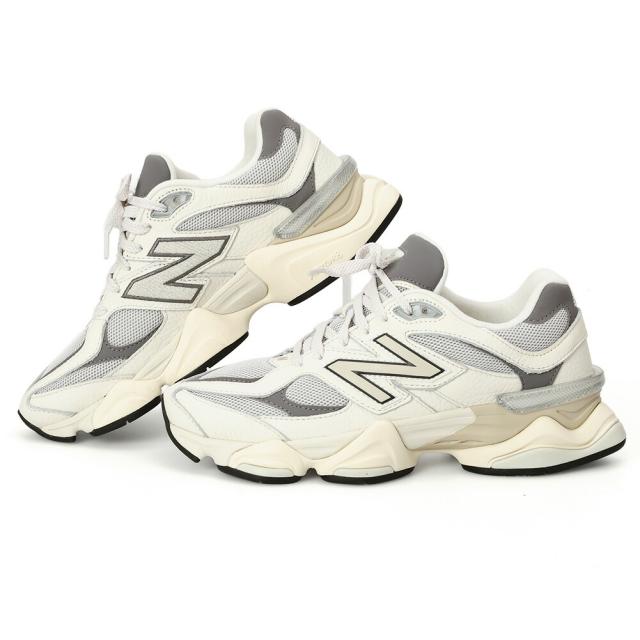 【クーポン5%OFF】ニューバランス／NEW BALANCE "9060" ユニセックス・ローカットスニーカー・スポーツシューズ・ランニングシューズ U9060 AGA(ホワイト×グレー)[返品OK]
