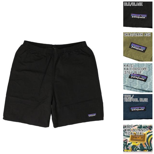 【クーポン5%OFF】パタゴニア／PATAGONIA MEN'S BAGGIES LONG 7INメンズ・バギーズ・ロング ７インチ・ハーフパンツ・ショートパンツ・撥水加工・スイムウェア・リラックスフィット(ネイビー・ブルー・ワイルドボタニスト) 58035[返品無料]