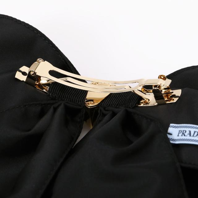 プラダ PRADA Re-Nylon ビッグリボン ロゴバレッタ ヘアクリップ 髪留め ヘアアクセサリー 1IF163[並行輸入/海外正規品/返品可]★クーポン5%OFF_4