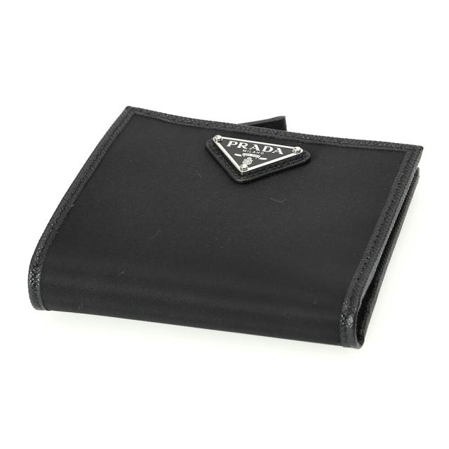 プラダ／PRADARe Nylon xサフィアーノレザー 2つ折り財布・コンパクトウォレット(ブラック) 2ML049 TESSUTO+SAFFIANO(2DMH) NERO[並行輸入/海外正規品/返品可]★クーポン5%OFF_3